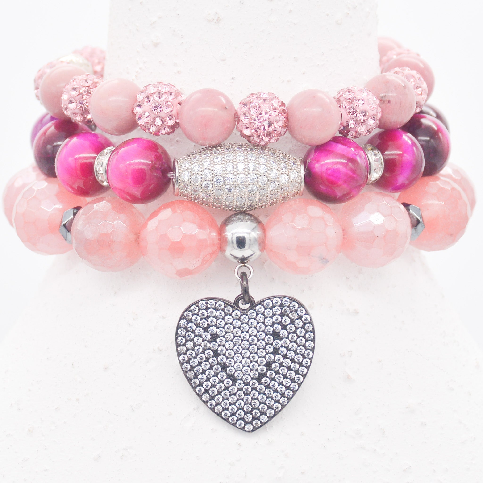 Love & Happiness Natural Energy Bracelet Collection - Faith2Felicity