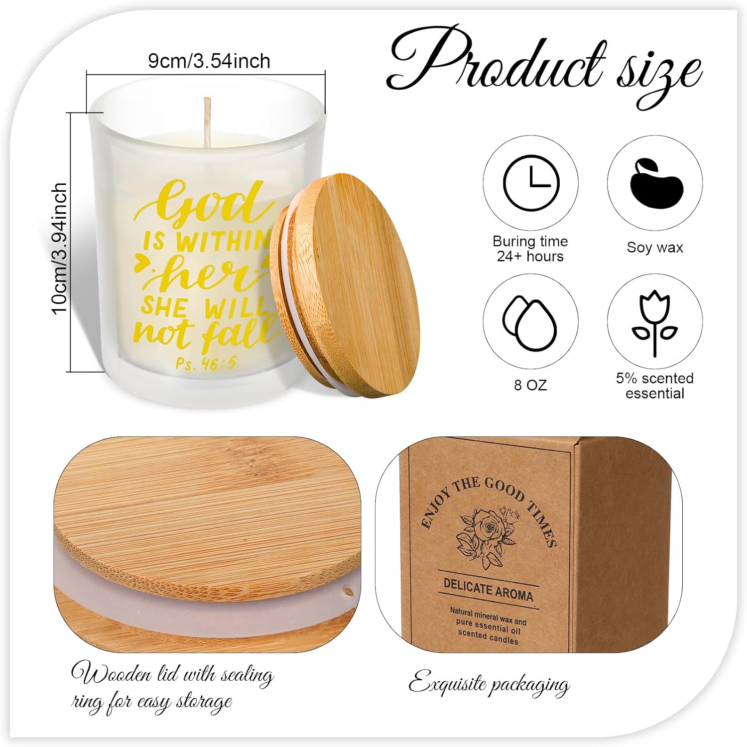 Christian Inspired Scented Candle Set