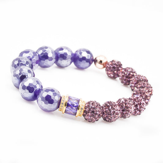 Amethyst Serenity Stretch Bracelet - Faith2Felicity