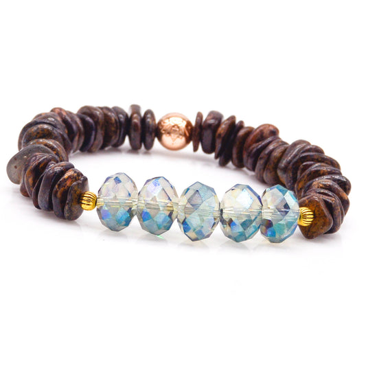 Bronzite Essence Stretch Bracelet - Faith2Felicity