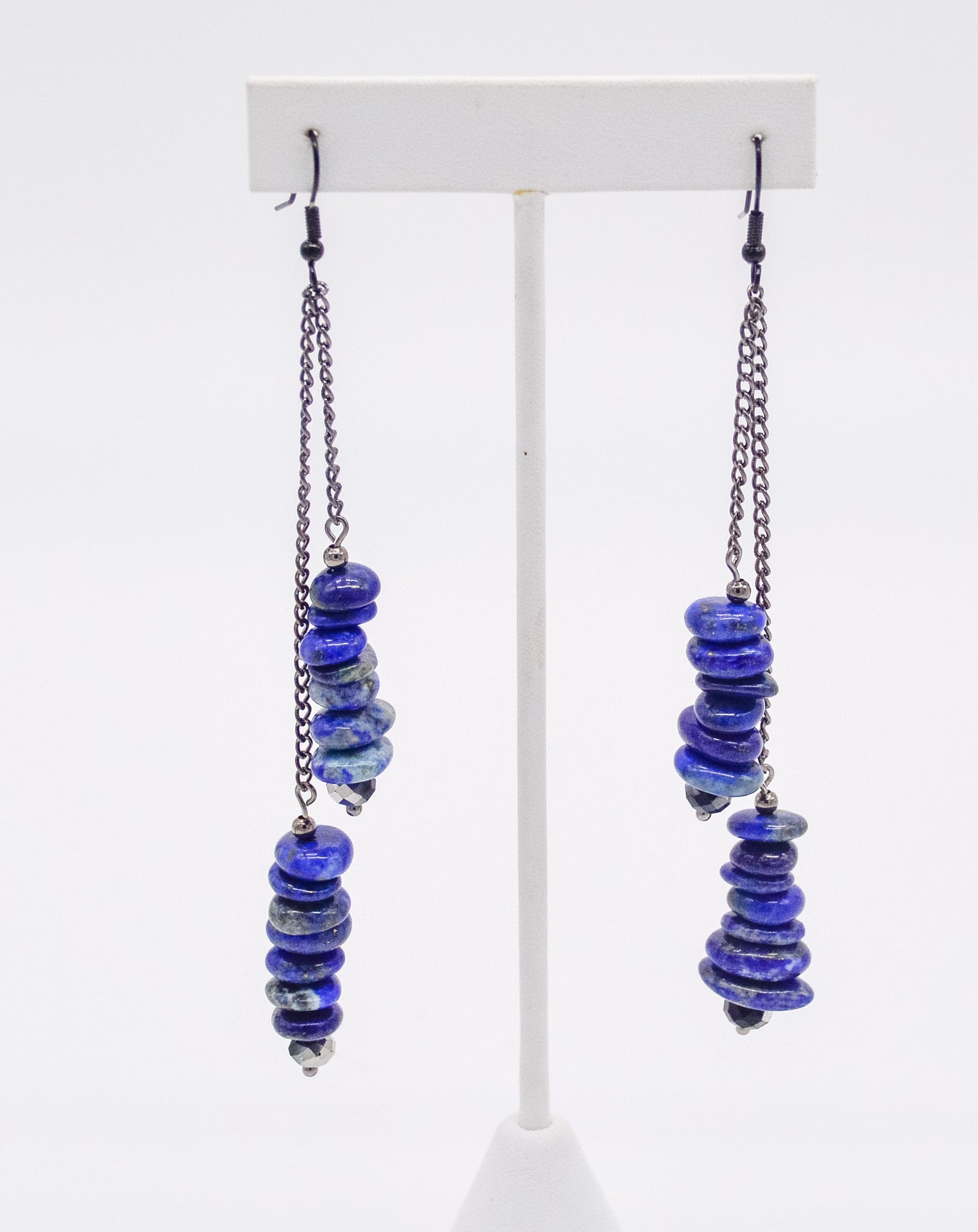 Azure Lapis Lazuli Drop Earrings - Faith2Felicity