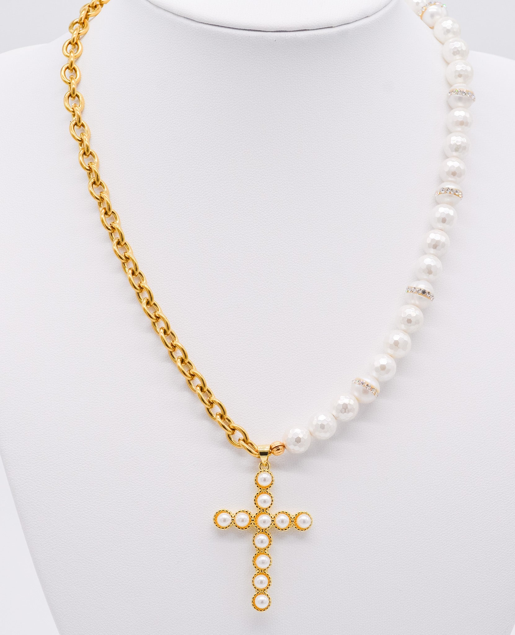Divine Illumination Mother of Pearl Necklace - Faith2Felicity